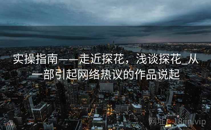 实操指南——走近探花,浅谈探花_从一部引起网络热议的作品说起 第1张 实操指南——走近探花,浅谈探花_从一部引起网络热议的作品说起 第1张