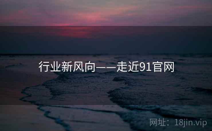 行业新风向——走近91官网 第1张 行业新风向——走近91官网 第1张