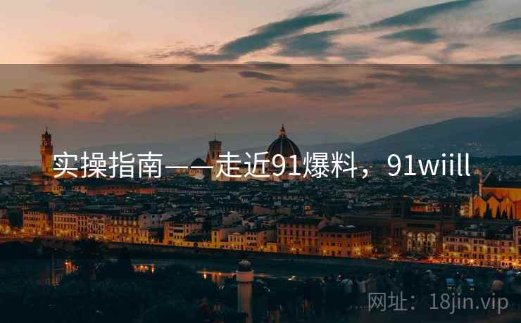 实操指南——走近91爆料,91wiill 第3张 实操指南——走近91爆料,91wiill 第3张